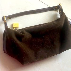 EUC Chaps brown soft shapeless bag